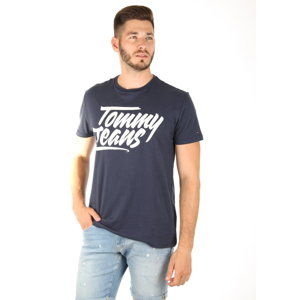 Tommy Hilfiger pánské tmavě modré tričko - M (002)